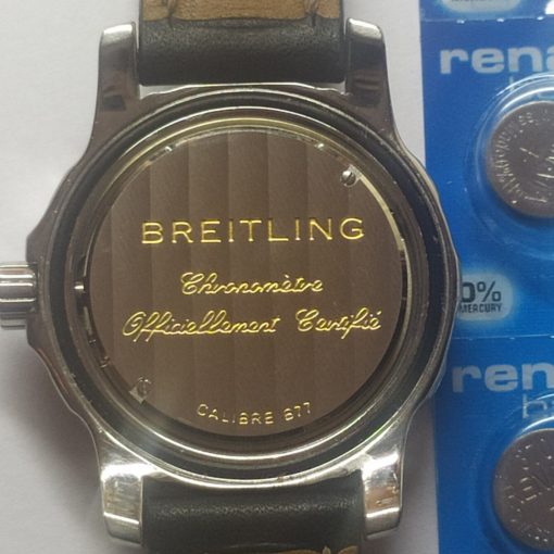 Заміна батарейки в годиннику Breitling